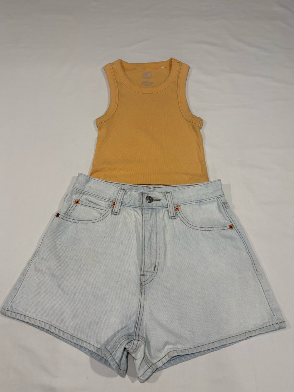 Levi's Light Wash Denim Jean Shorts